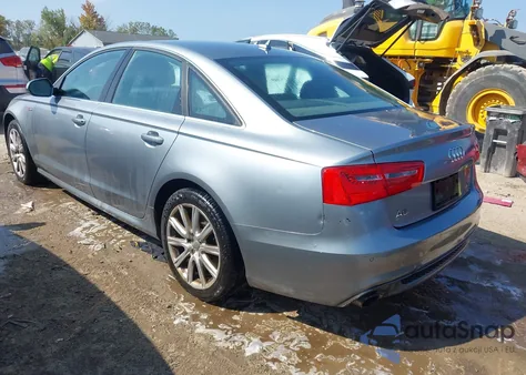 2012 Audi A6 3.0 Premium z USA, uszkodzony, nr VIN WAUJGAFC3CN132892